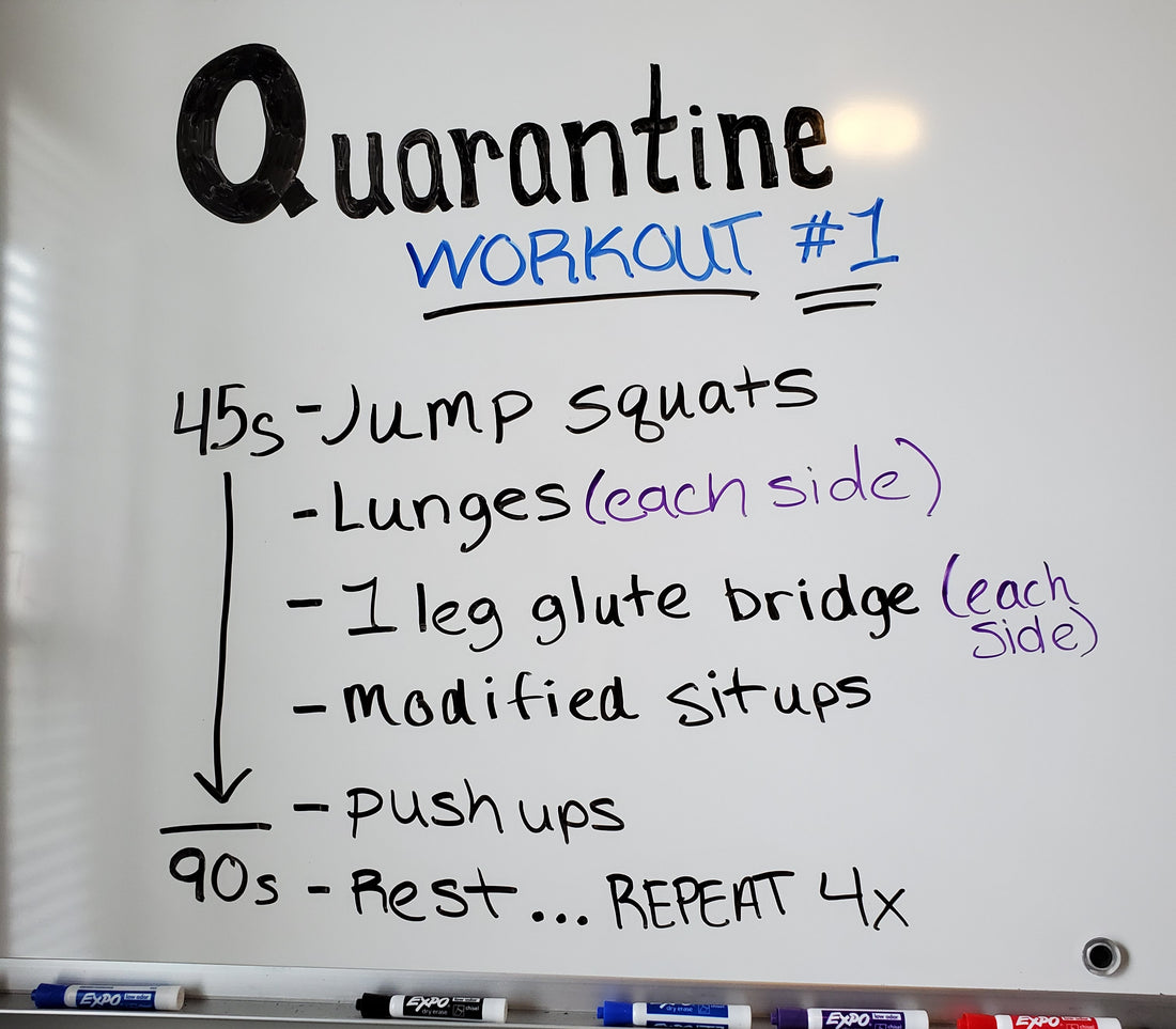Quarantine Workout & combat sports drills #1